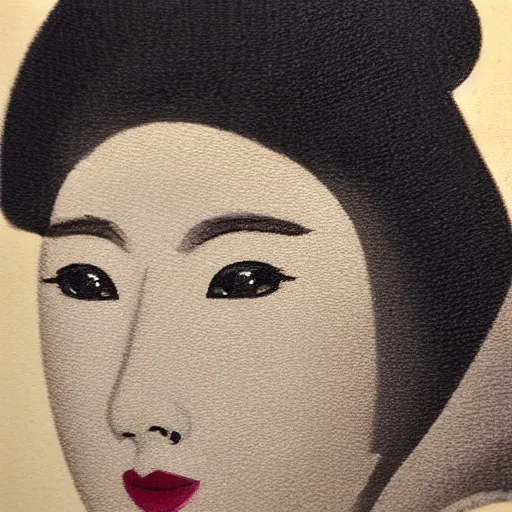 Prompt: portrait of Maiko. Detailed face. Profile picture.