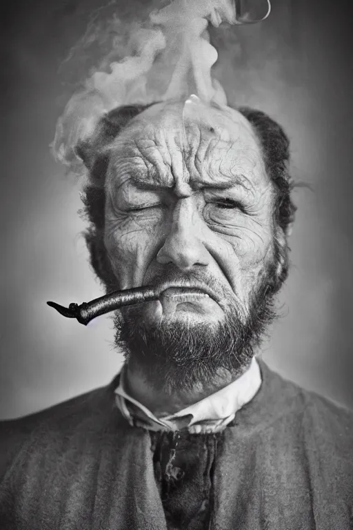 Image similar to Angriest man in the world, steam blowing from ears, photograph portrait