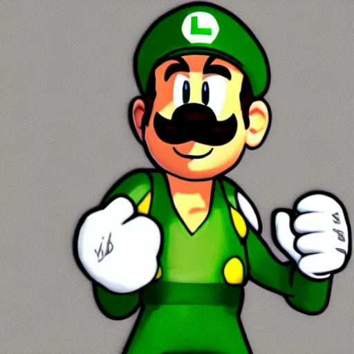 Prompt: luigi in the gta 4 loading screen ( high detailed )