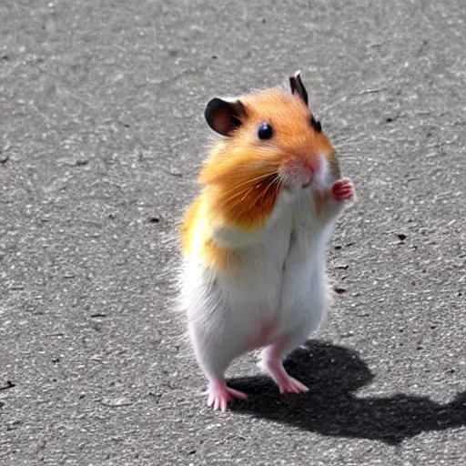 Prompt: hamster dancing