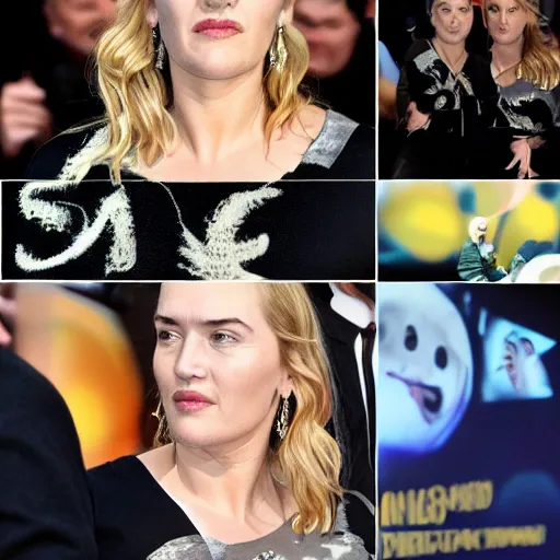 Prompt: Kate Winslet in a spaceship