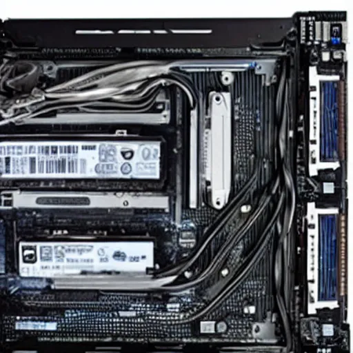 Image similar to a PC using the cpu of a T800