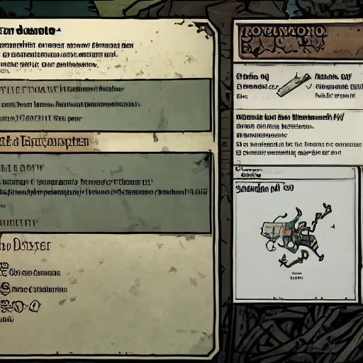 Image similar to darkest dungeon and disco elysium crossover