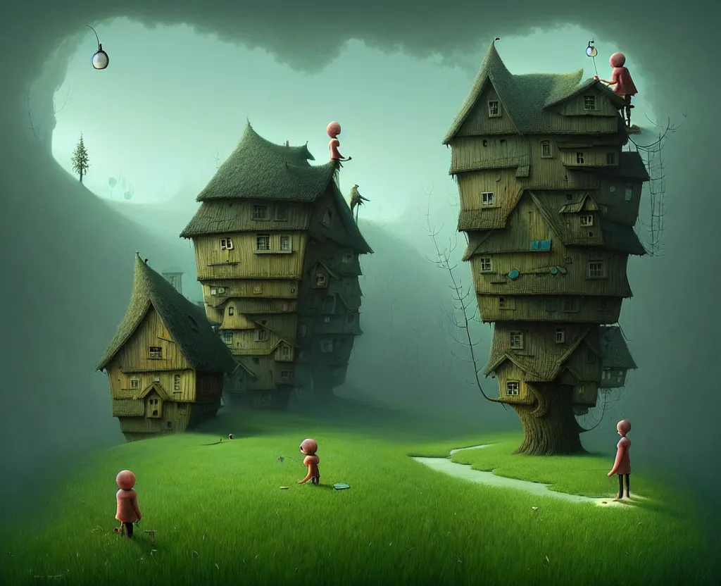 Image similar to monster hunt weak minds gediminas pranckevicius