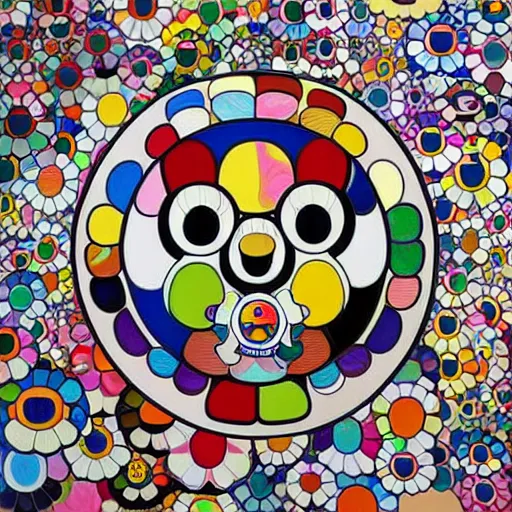 Image similar to artwork by takashi murakami