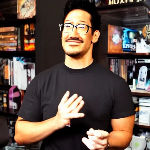 Image similar to the essence of markiplier, converted into an ethereal, soul - based ability