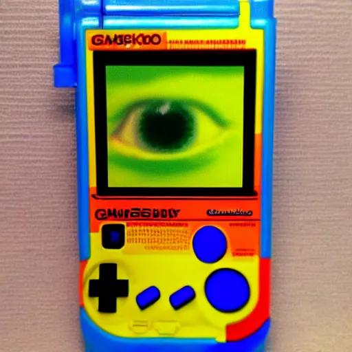 Image similar to gameboy color camera selfie