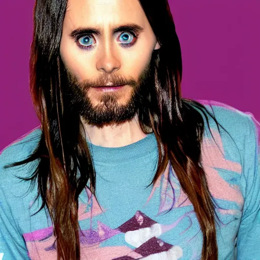 Prompt: jared leto as a my little pony character