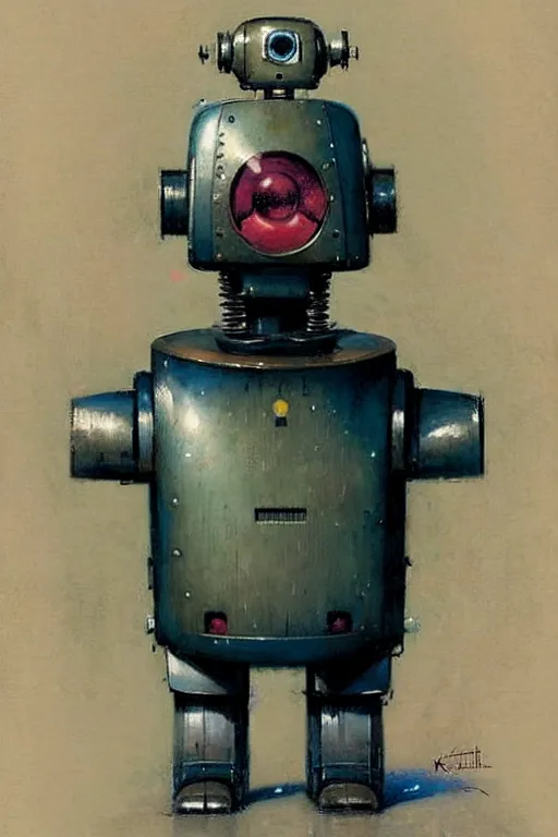 Image similar to ( ( ( ( ( 1 9 5 0 s robot, robert kinoshita, android. muted colors. ) ) ) ) ) by jean - baptiste monge, tom lovell!!!!!!!!!!!!!!!!!!!!!!!!!!!!!!