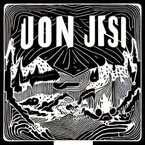 Image similar to album cover artwork for JONSK designed by Mcbess.