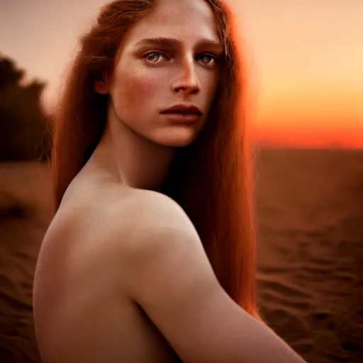 Prompt: photographic portrait of a stunningly beautiful renaissance female in soft dreamy light at sunset, contemporary fashion shoot, annie leibovitz and steve mccurry, david lazar, jimmy nelsson, breathtaking, 8 k resolution, extremely detailed, beautiful, establishing shot, artistic, hyperrealistic, beautiful face, octane render