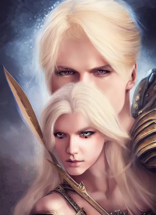 Image similar to blonde combat fairy venizian era, dark fantasy, extremely detailed, sharp focus, portrait, smooth, digital illustration, by rossdraws, frank franzzeta