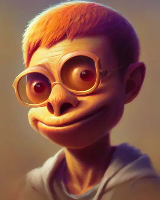 Image similar to highly detailed vfx portrait of a peanut character stephen bliss, chalk, unrealengine, greg rutkowski, loish, rhads, beeple, chalk, makoto shinkai and lois van baarle, ilya kuvshinov, rossdraws, tom bagshaw, basil gogos