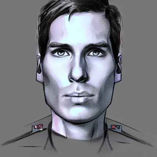 Prompt: jerma 9 8 5 in disco elysium, portrait art