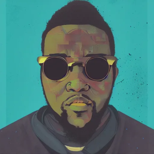 Prompt: Tpain profile picture by Sachin Teng, asymmetrical, Organic Painting , Matte Painting, geometric shapes, hard edges, graffiti, street art:2 by Sachin Teng:4