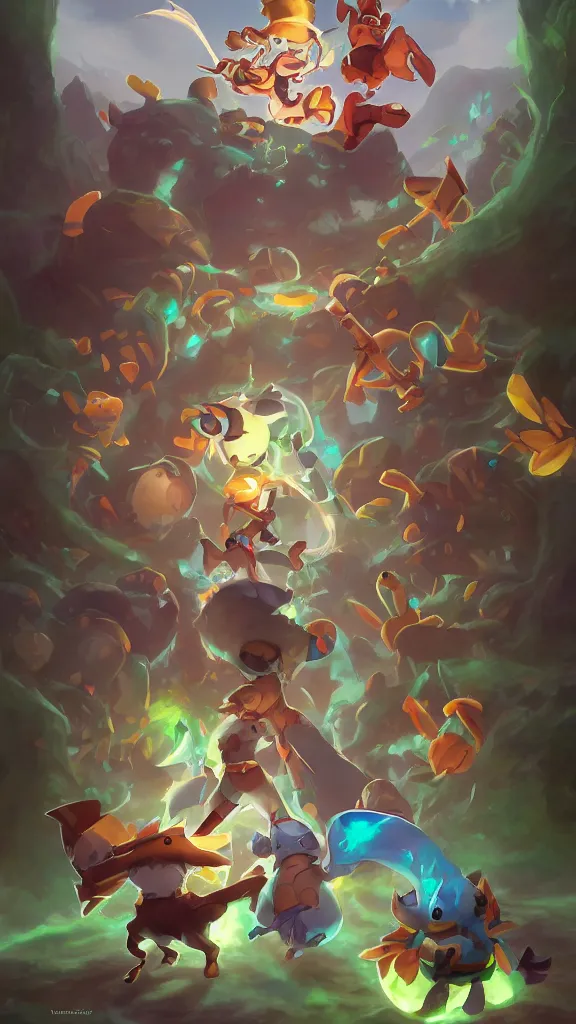 Image similar to Miss Dofus fanart in pokemon world Hero epic legend fantasy , by Stanley Artgerm Lau, WLOP, Rossdraws, James Jean, Andrei Riabovitchev, Marc Simonetti, Yoshitaka Amano, ArtStation, CGSociety,