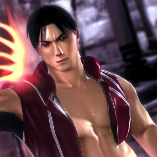 Image similar to jin kazama in dead or alive