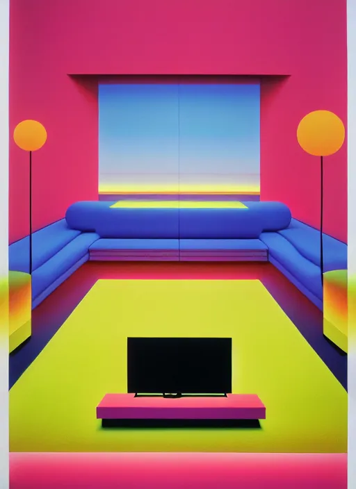 Image similar to living room by shusei nagaoka, kaws, david rudnick, airbrush on canvas, pastell colours, cell shaded, 8 k