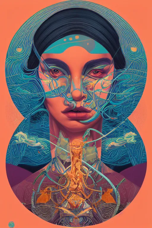 Image similar to portrait of godel's incompleteness theorem, by tristan eaton, victo ngai, peter mohrbacher, artgerm,