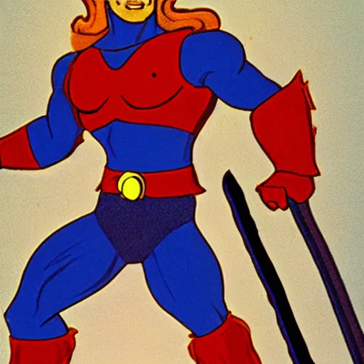 Prompt: a photograph of He-Man