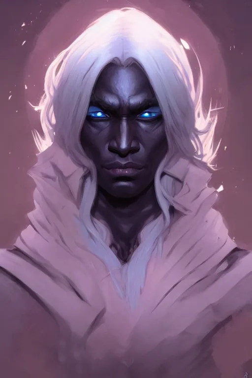 Prompt: A handsome Drow, highly detailed, digital painting, artstation, concept art, smooth, sharp focus, illustration, Unreal Engine 5, 8K, art by artgerm and greg rutkowski and Alphonse Mucha