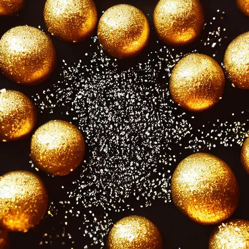 Image similar to high resolution photo of glitter, michelin star, very tasty, food photography, instagram, trending