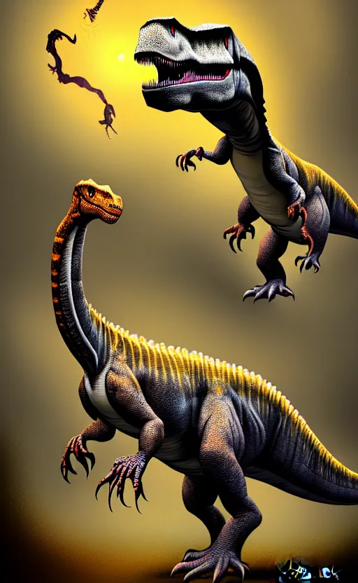 Prompt: dinosaur by greg rutkowsk