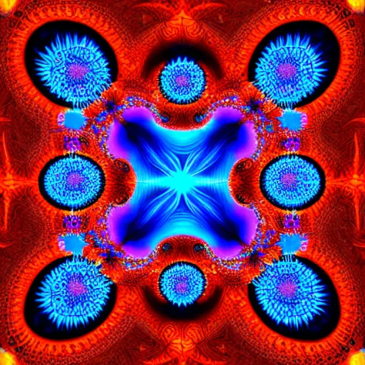 Prompt: lovecraftian fractal