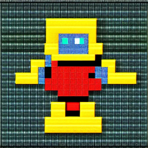 Image similar to pixelated hero, 1 2 8 bit, pixel art, nintendo game, pixelart, high quality, no blur, sharp geometrical squares