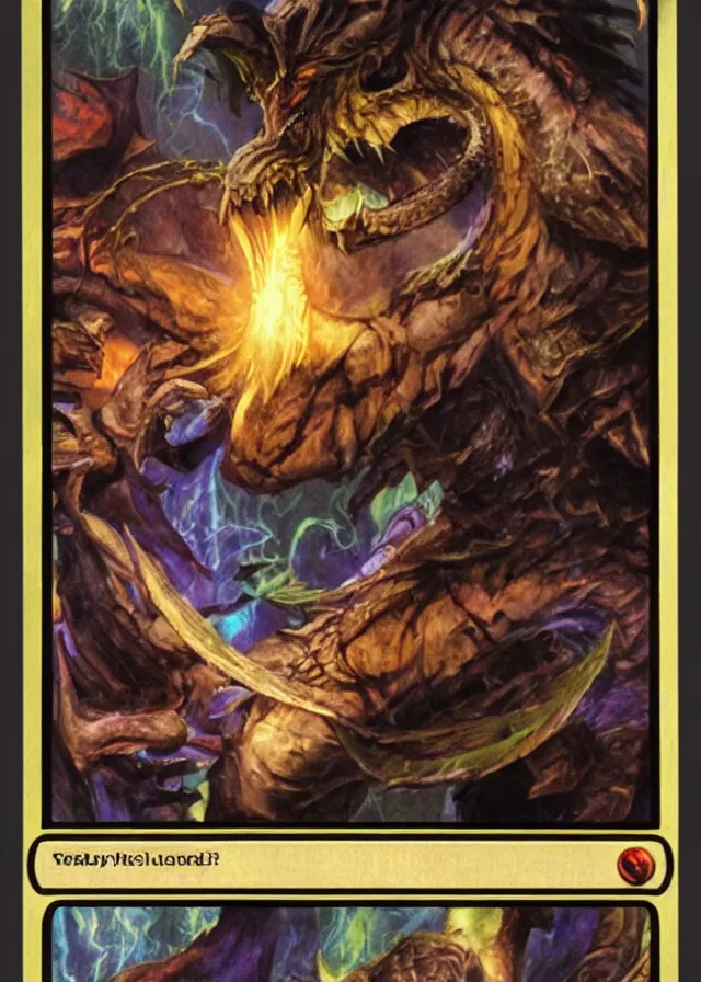 Prompt: official magic the gathering card scan