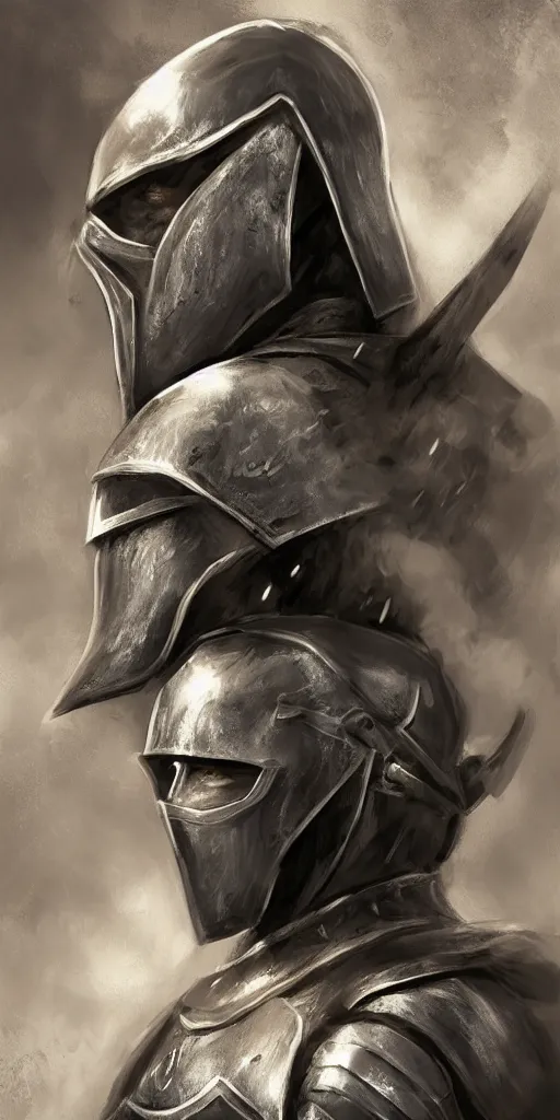 Image similar to warrior knight portrait