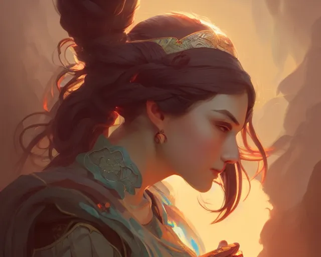 Image similar to photography of atay ghailan, deep focus, d & d, fantasy, intricate, elegant, highly detailed, digital painting, artstation, concept art, matte, sharp focus, illustration, hearthstone, art by artgerm and greg rutkowski and alphonse mucha