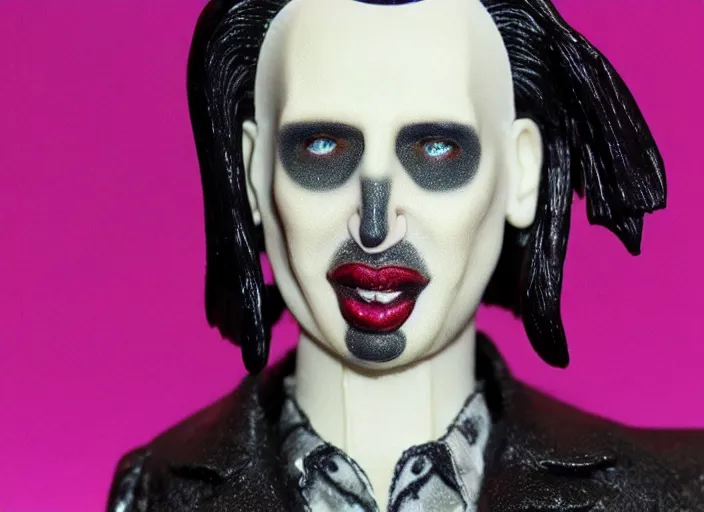 Image similar to marilyn manson barbie