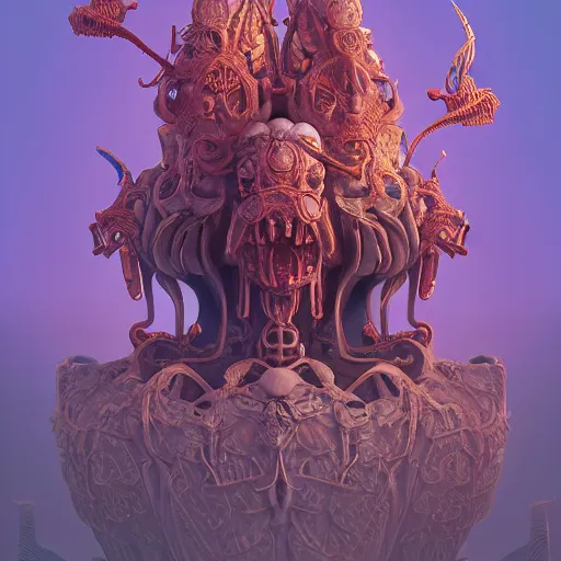 Image similar to creepy twins, cute:: by beeple and James Gilleard and Justin Gerard :: ornate, dynamic, particulate, intricate, elegant, highly detailed, centered, artstation, smooth, sharp focus, octane render, 3d