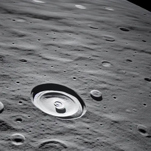 Image similar to a realistic matte painting of a disk jokey on the moon, detailed, 8 k,