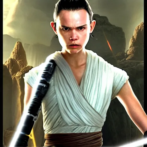 Image similar to rey skywalker gaming