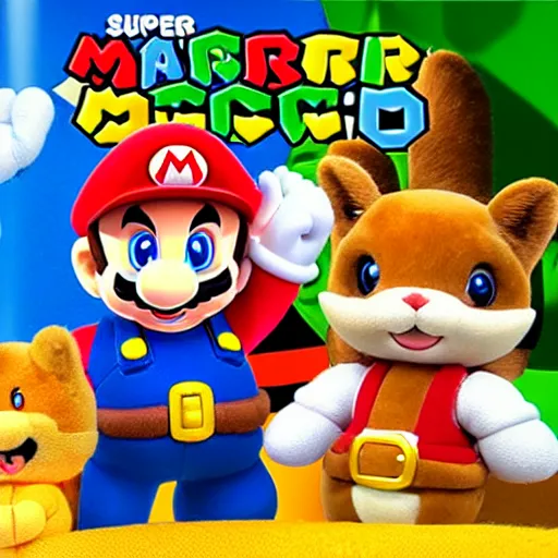 Prompt: super mario calico critters