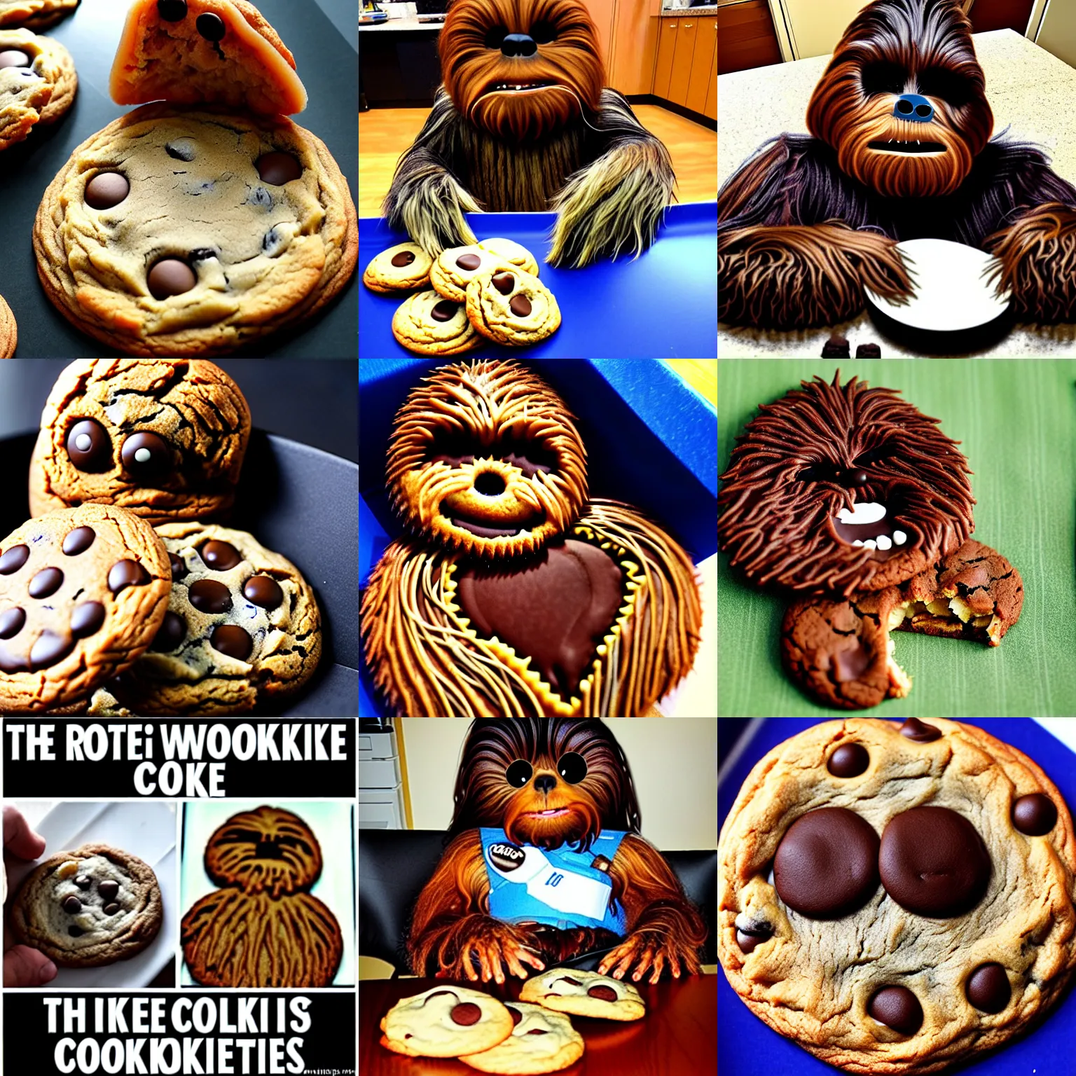 Prompt: the rookie wookie ate a cookie