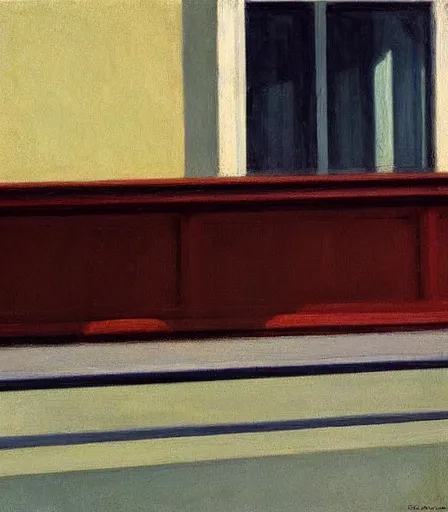 Image similar to impressive high quality high detail painting by edward hopper, hd,