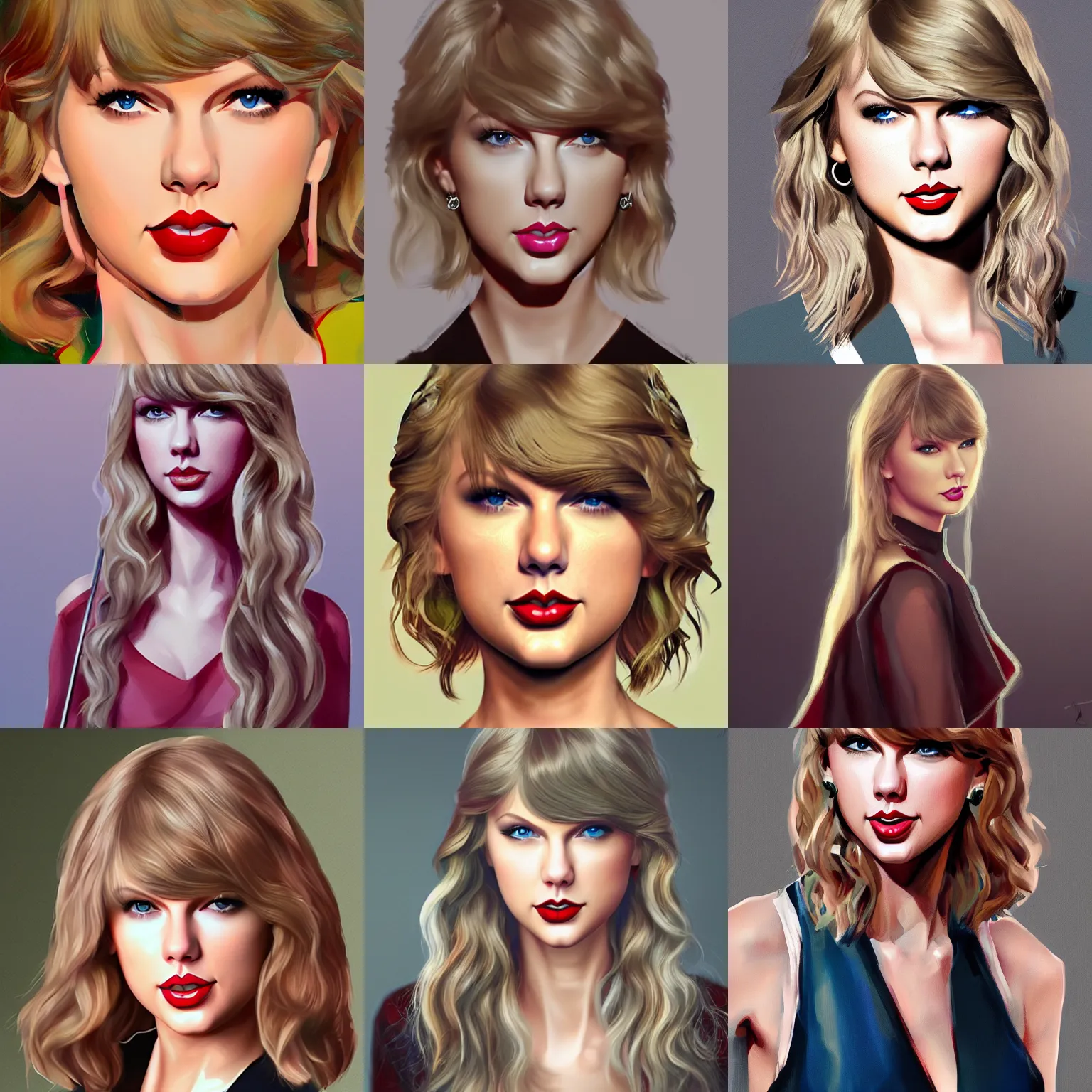 Prompt: Taylor Swift, artstation