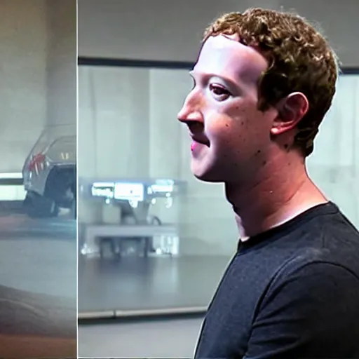 Image similar to Mark Zuckerberg plays Terminator, VFX film