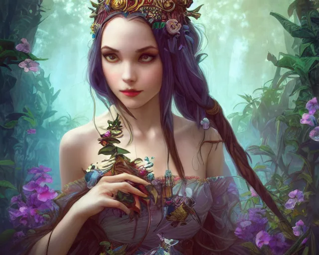 Image similar to photography of jasmine becket - griffith, deep focus, d & d, fantasy, intricate, elegant, highly detailed, digital painting, artstation, concept art, matte, sharp focus, illustration, hearthstone, art by artgerm and greg rutkowski and alphonse mucha