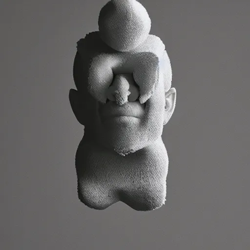 Image similar to a tooth sculpturein in daniel arsham style