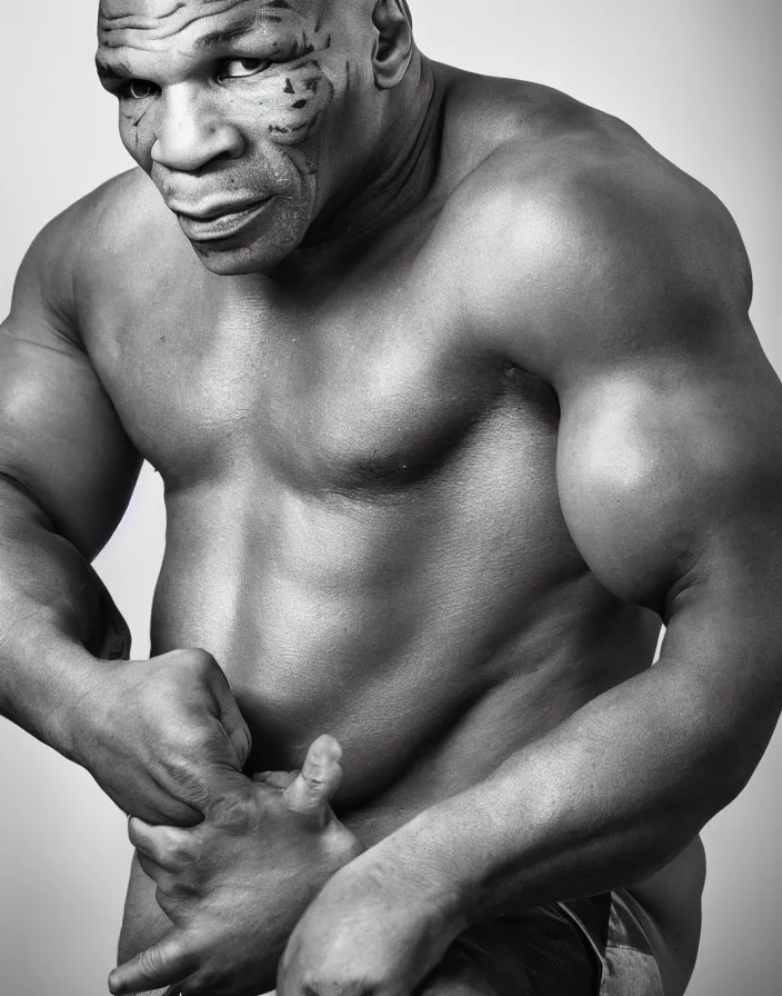 Image similar to photo portrait of Mike Tyson