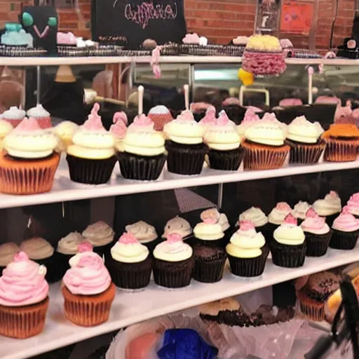 Image similar to edp445 running a cupcake shop