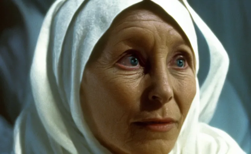 Image similar to Ridley Scott’s Alien Mother Theresa