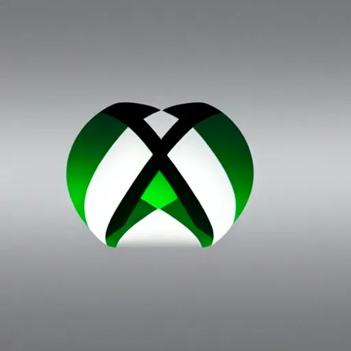 Prompt: Xbox logo if it was created by PlayStation