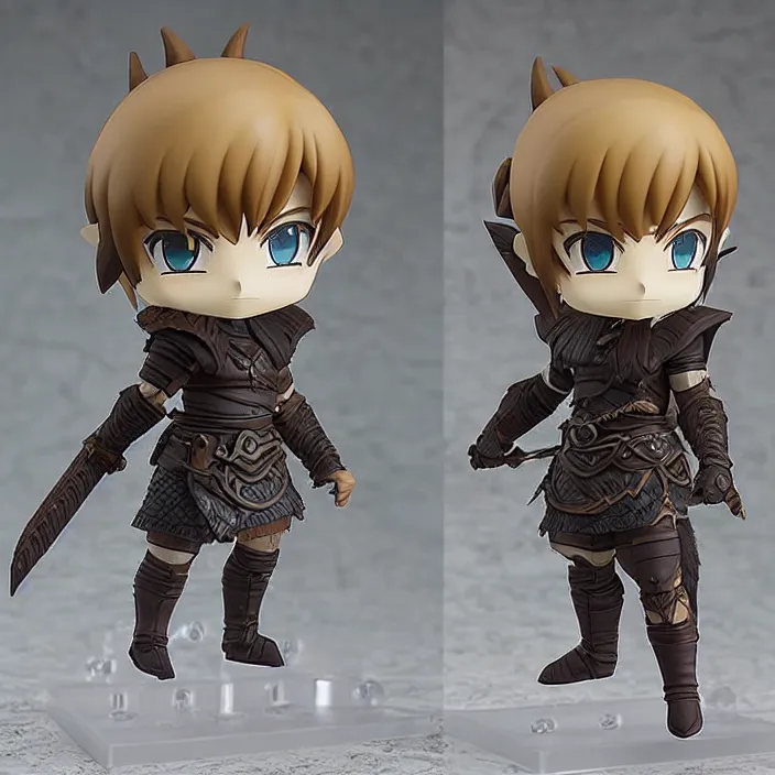 Image similar to The Dovahkiin from Skyrim, An anime Nendoroid of The Dovahkiin from Skyrim, figurine, detailed product photo