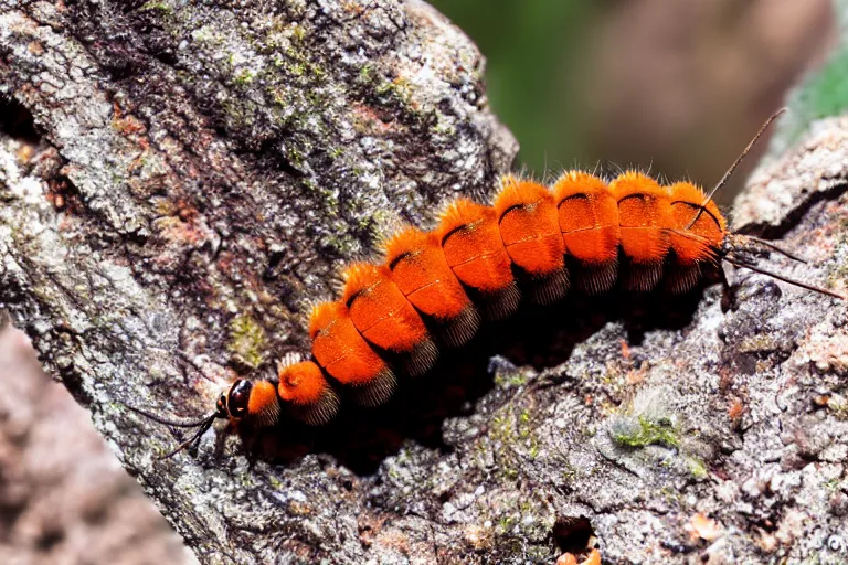 Image similar to hickory horned devil ( regal moth ) caterpillar award winning nature photography