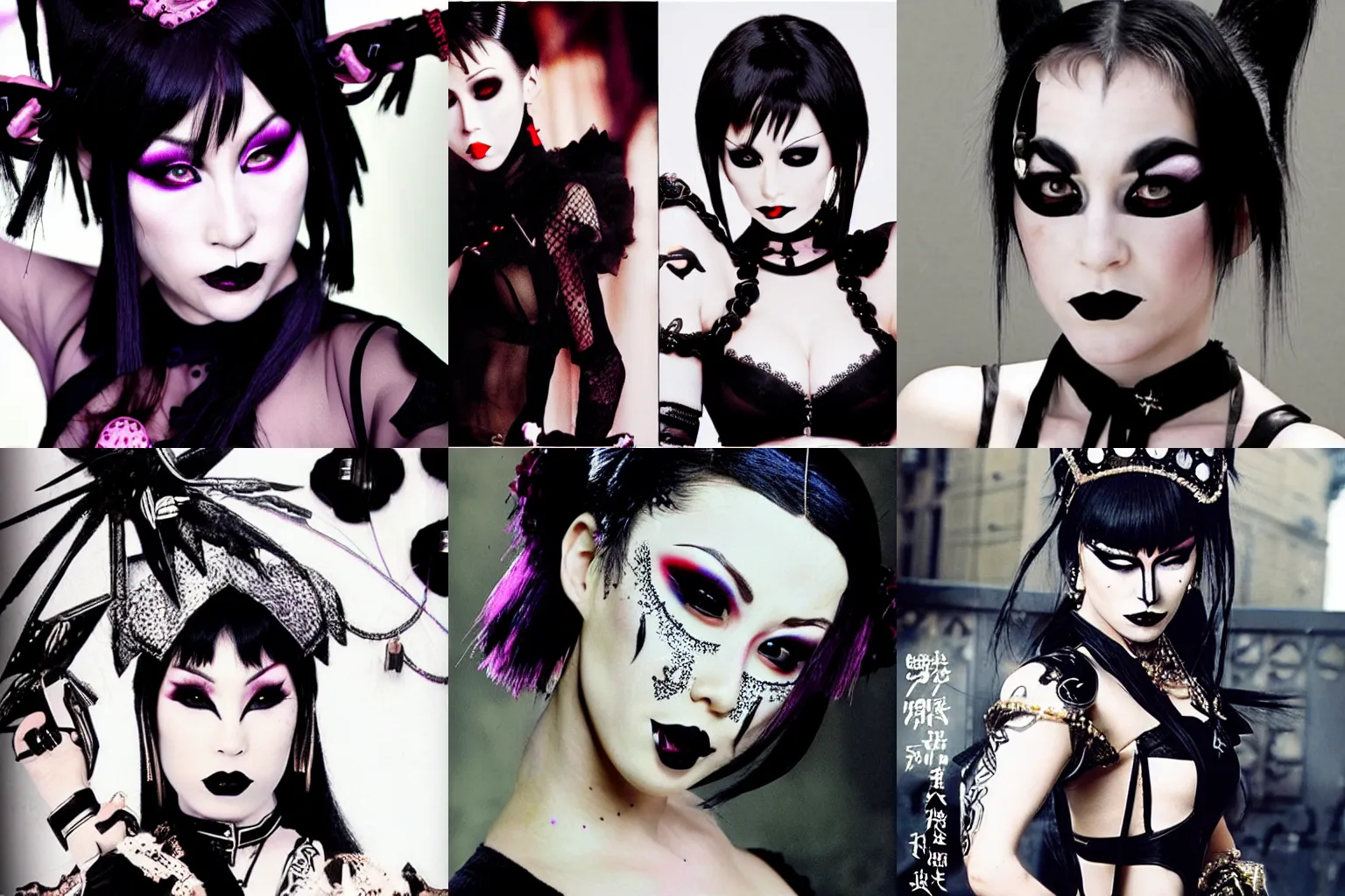 Goth Fashion Makeup Chun Li In